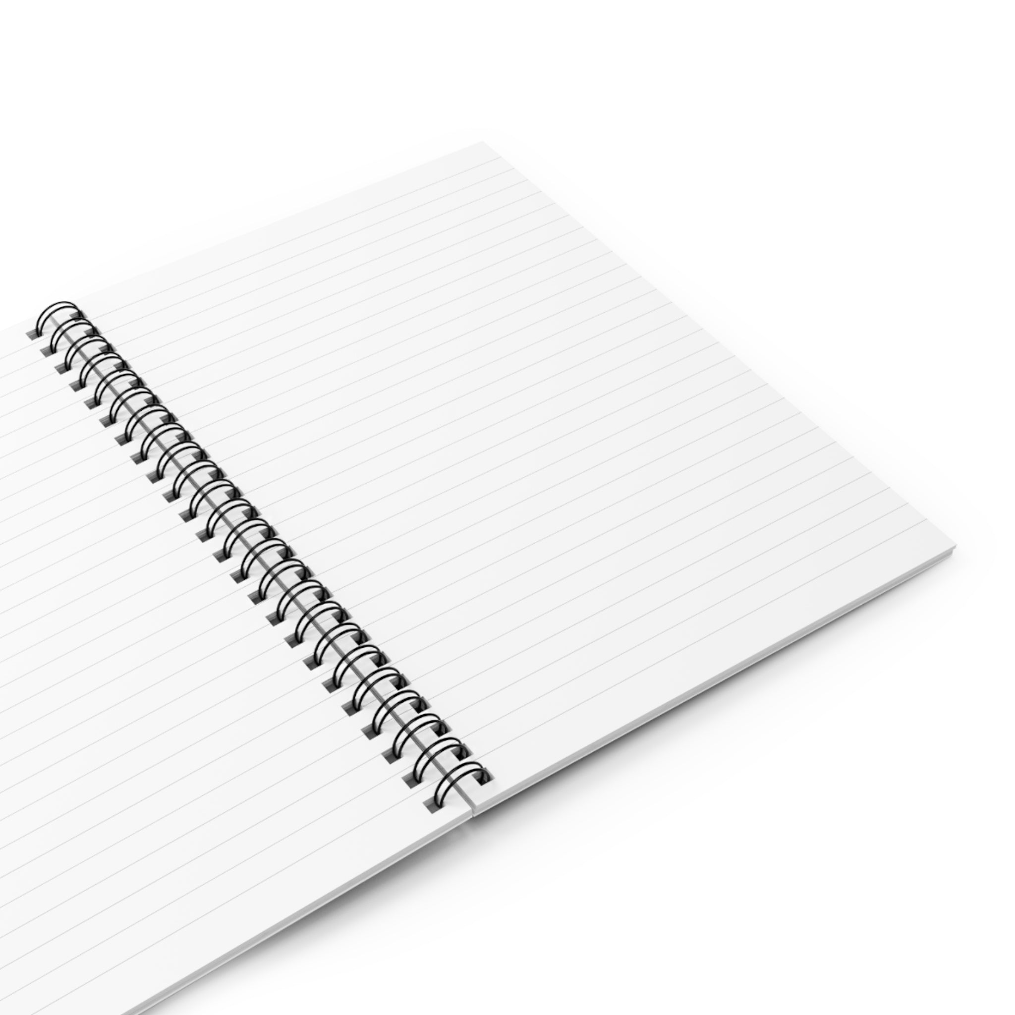 Spiral Notebook — Minimal Logo Ruled Journal for Notes & Planning
