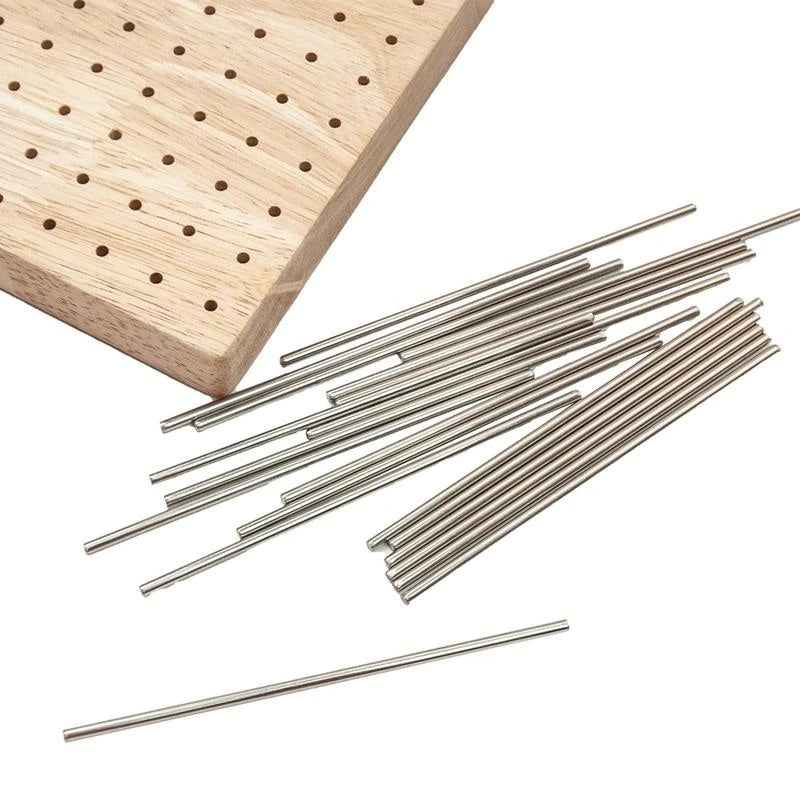 Wooden Wool Blocking Board – 324-Hole Manual Grid