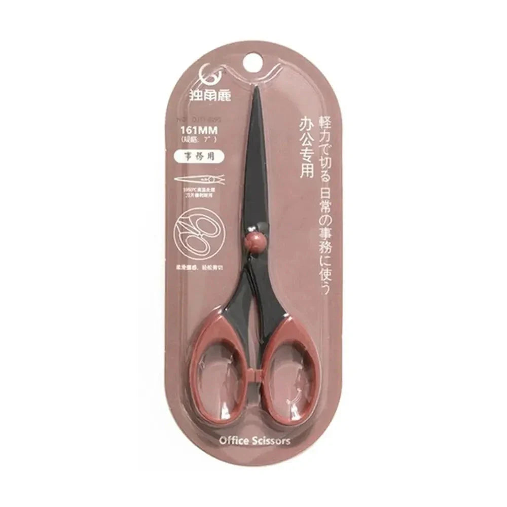 Colorful Stainless Steel Scissors – Safe Paper Cutting Tool