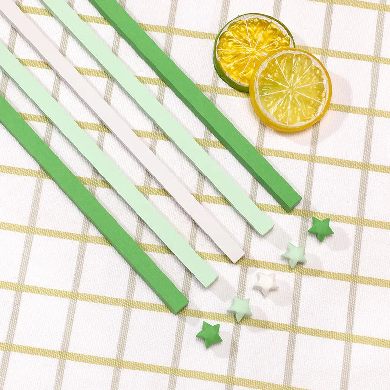 Lucky Star Origami Paper Strips Set – 540 Sheets, 27 Colors