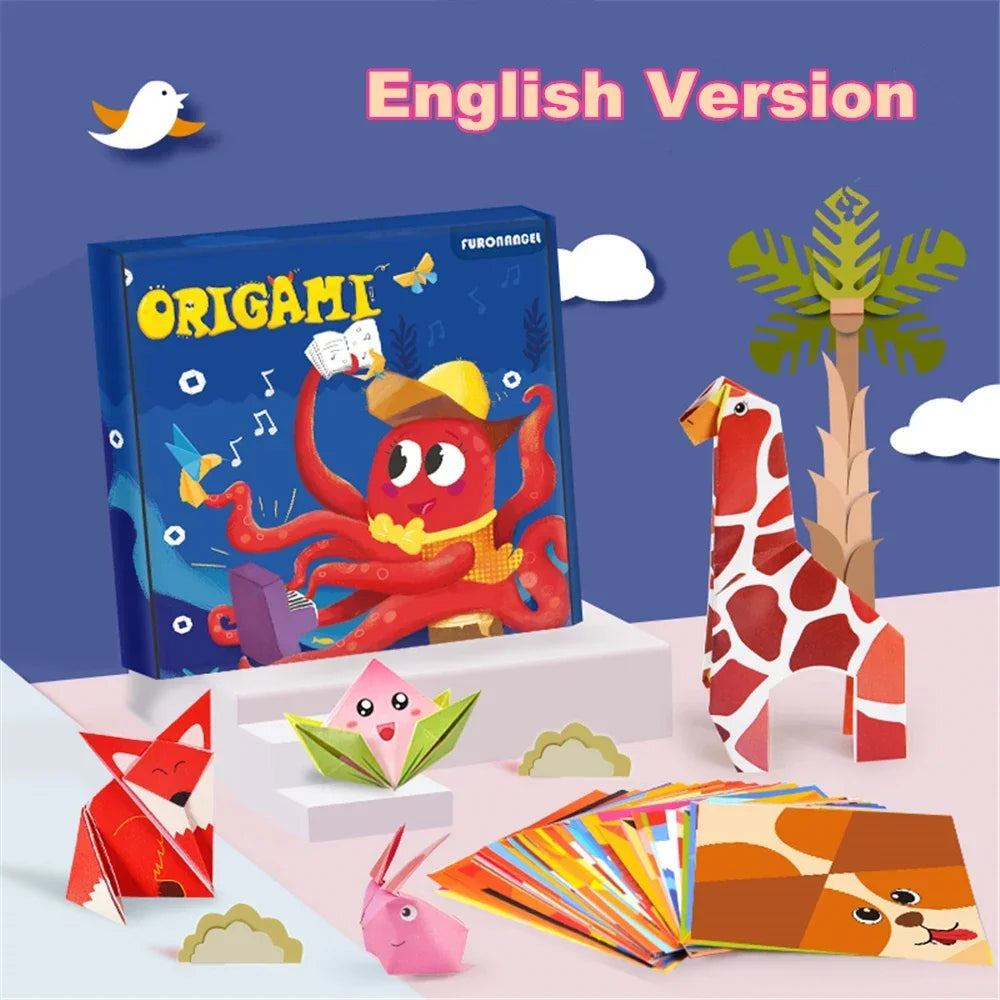 Montessori Animal Origami Paper Craft Kit for Kids