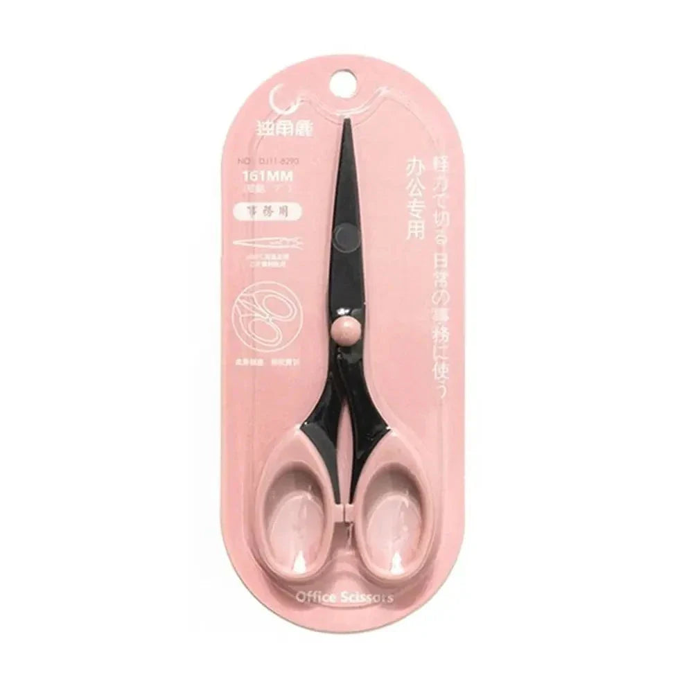 Colorful Stainless Steel Scissors – Safe Paper Cutting Tool