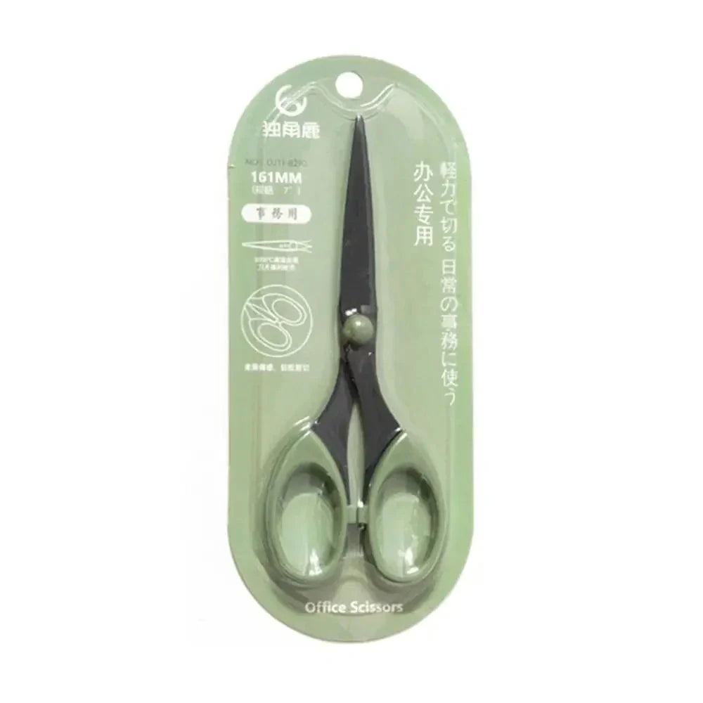 Colorful Stainless Steel Scissors – Safe Paper Cutting Tool