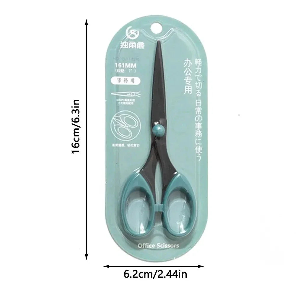 Colorful Stainless Steel Scissors – Safe Paper Cutting Tool