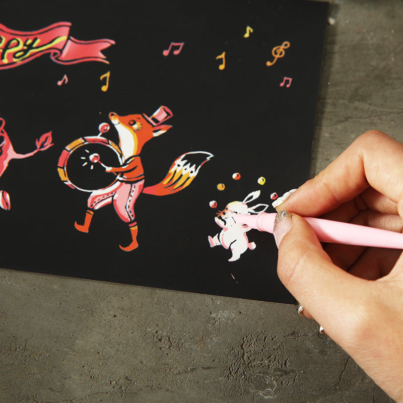 Dreamlike Scratch Art Paper For Kids Crafts