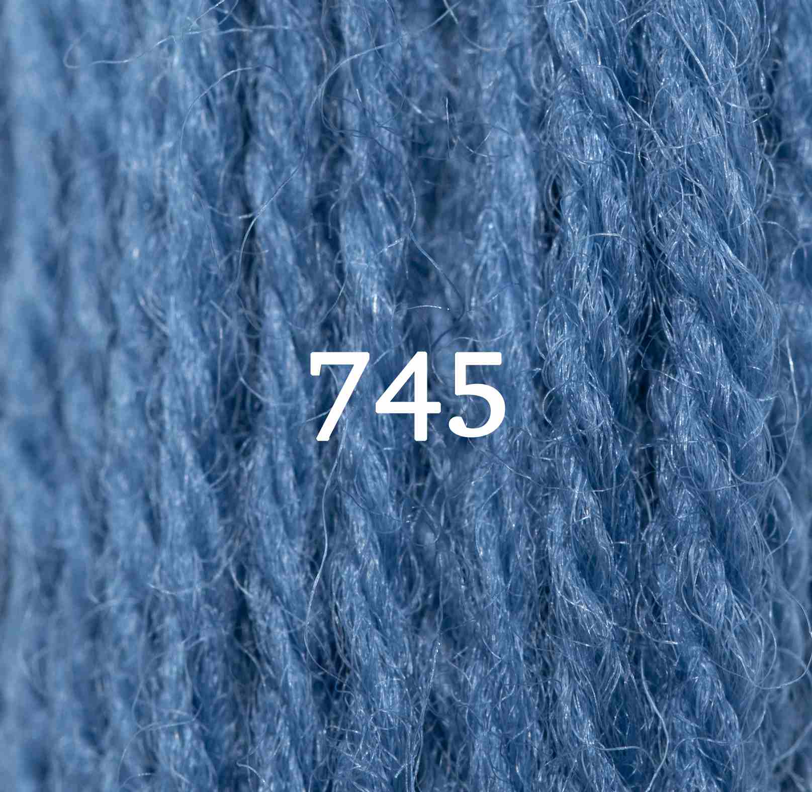 Appletons Wool Yarn - Bright China Blue 741-749