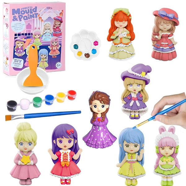 DIY Doll Mould & Paint Craft Kit Educational Toy 3-12Y