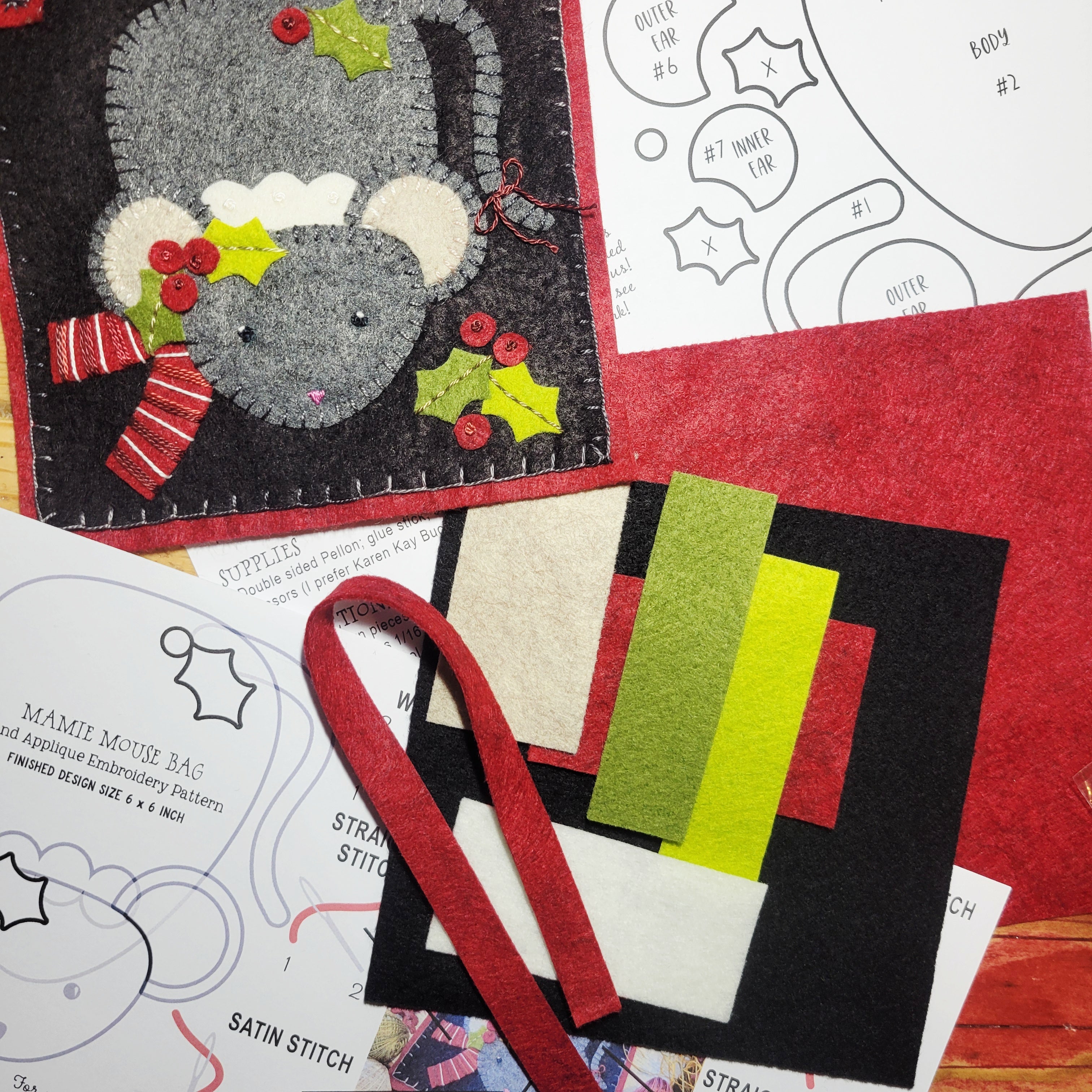 MAMIE MOUSE PEPPERMINT BAG KIT